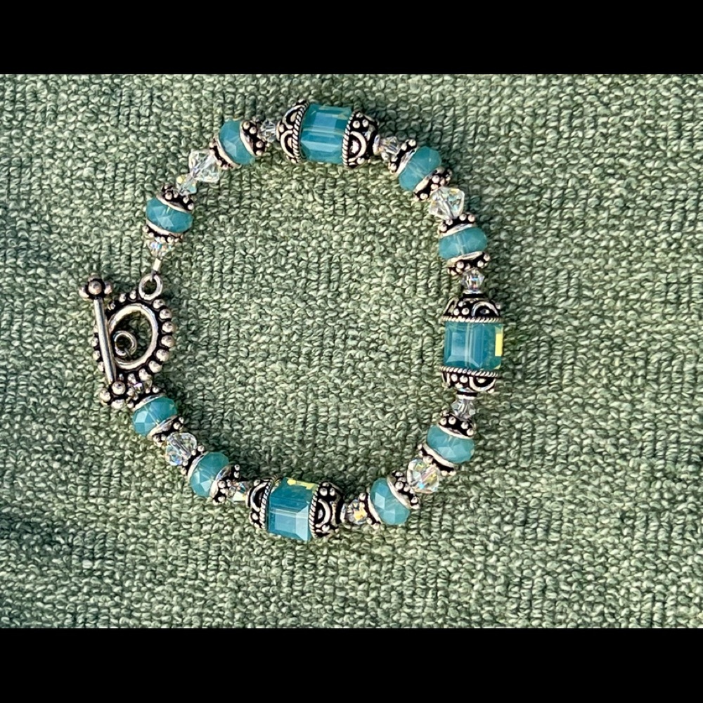 Swarovski Crystal Bracelet and Sterling Bracelet